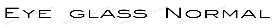 Eye glass Normal字体转换